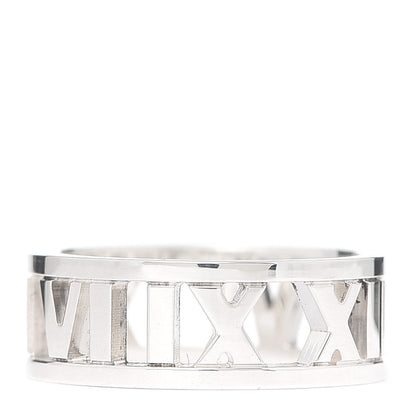 Tiffany Sterling Silver Wide Atlas Open Ring 50 5.25 1 of 5