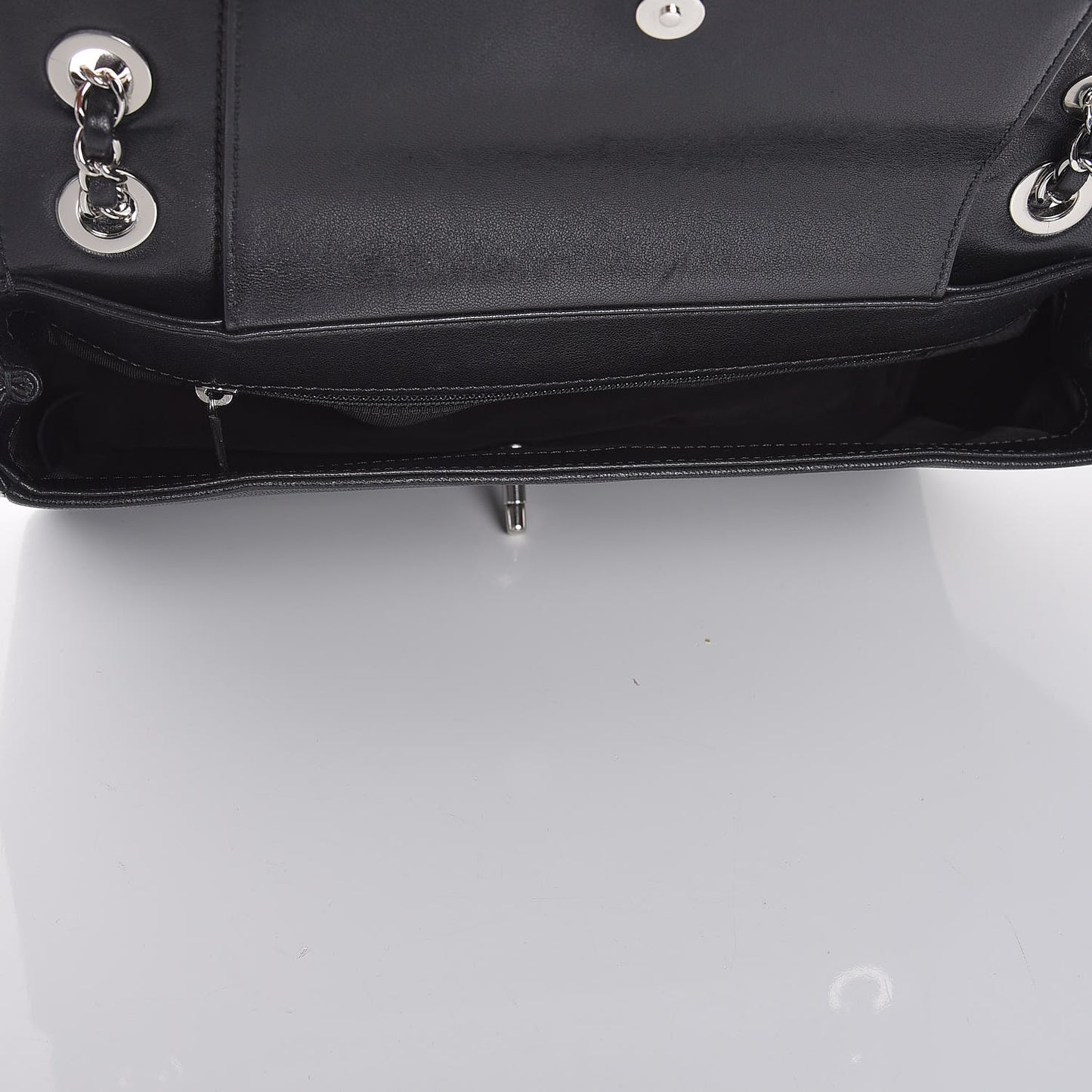 Sheepskin Quilted Vintage Mademoiselle Flap Black