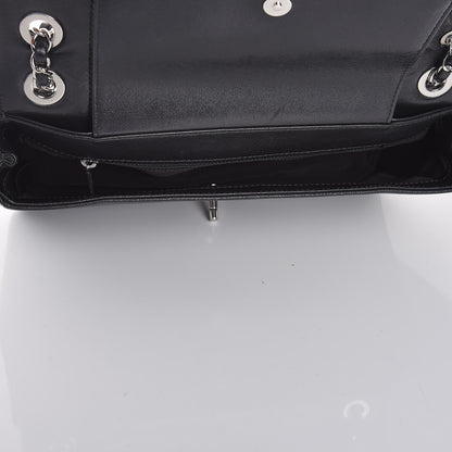 Chanel Sheepskin Quilted Vintage Mademoiselle Flap Black 5 of 9