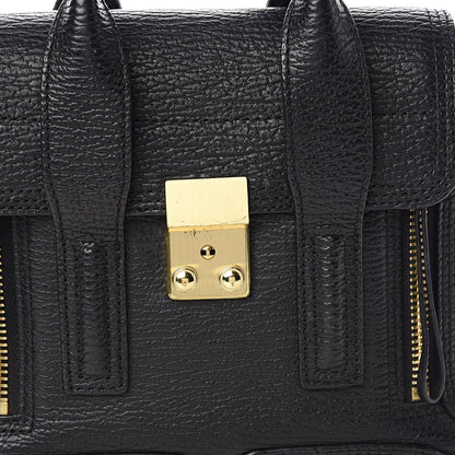 3.1 Phillip Lim 3.1 Textured Calfskin Mini Pashli Satchel Black 15 of 15