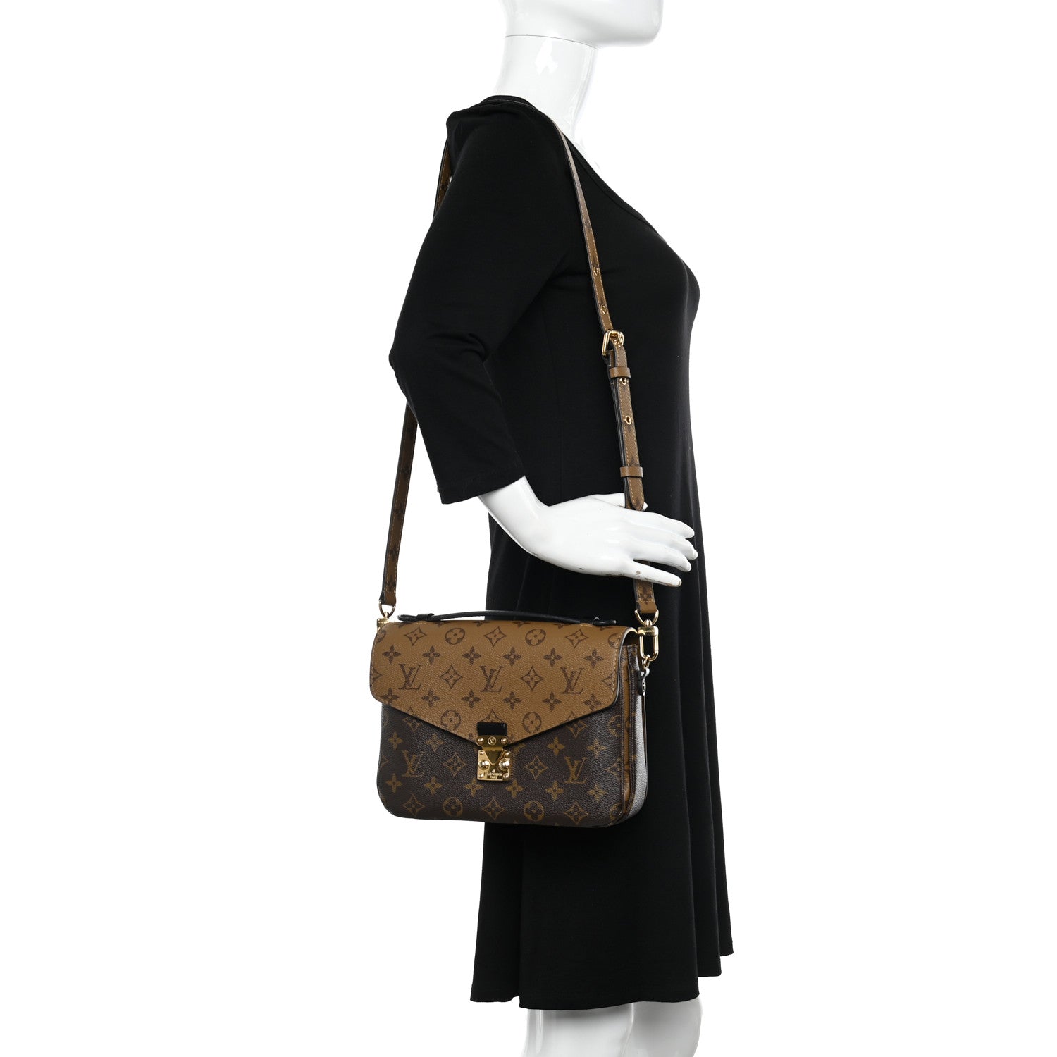 Louis Vuitton Reverse Monogram Pochette Metis 2 of 11