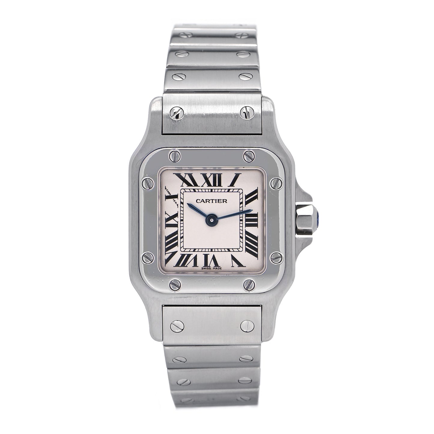 Stainless Steel 24mm Santos de Cartier Galbee Quartz Watch