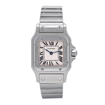 Cartier Stainless Steel 24mm Santos de Cartier Galbee Quartz Watch 1 of 4
