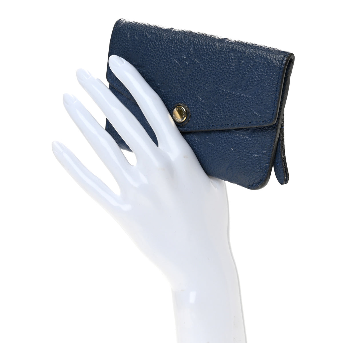 Louis Vuitton Empreinte Key Pouch Denim 2 of 11