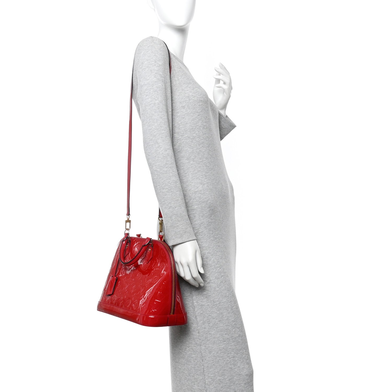 Louis Vuitton Vernis Alma PM Rose Indien 2 of 10