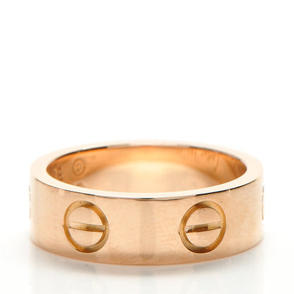 Cartier 18K Pink Gold 5.5mm LOVE Ring 48 4.5 3 of 4
