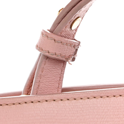 Saint Laurent Textured Calfskin Small Cabas ChYc Light Pink 17 of 21