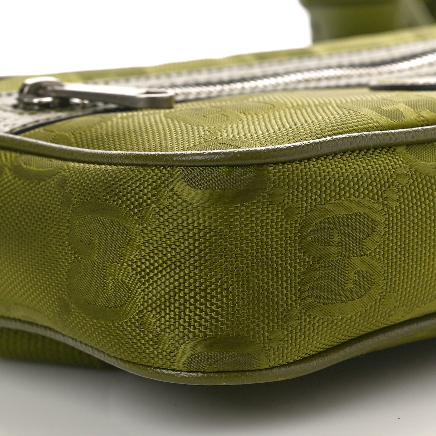 Econyl Nylon Monogram Off The Grid Belt Bag Juniper Green