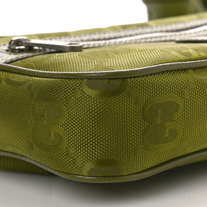 Gucci Econyl Nylon Monogram Off The Grid Belt Bag Juniper Green 9 of 11