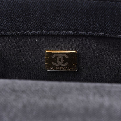 Chanel Denim Quilted Denim Mood Mini Rectangular Flap Black Multicolor 7 of 13