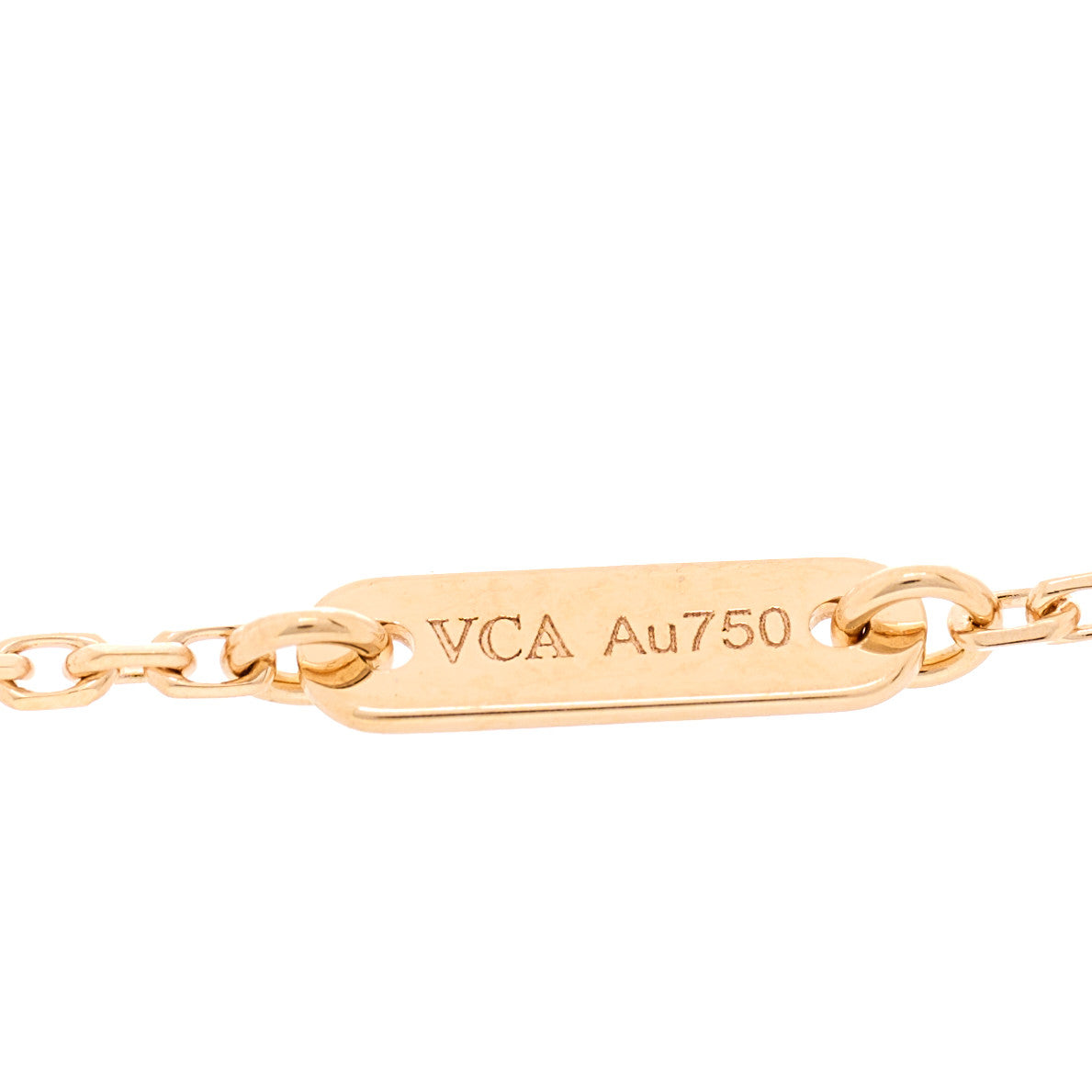 18K Rose Gold Carnelian Sweet Alhambra Bracelet