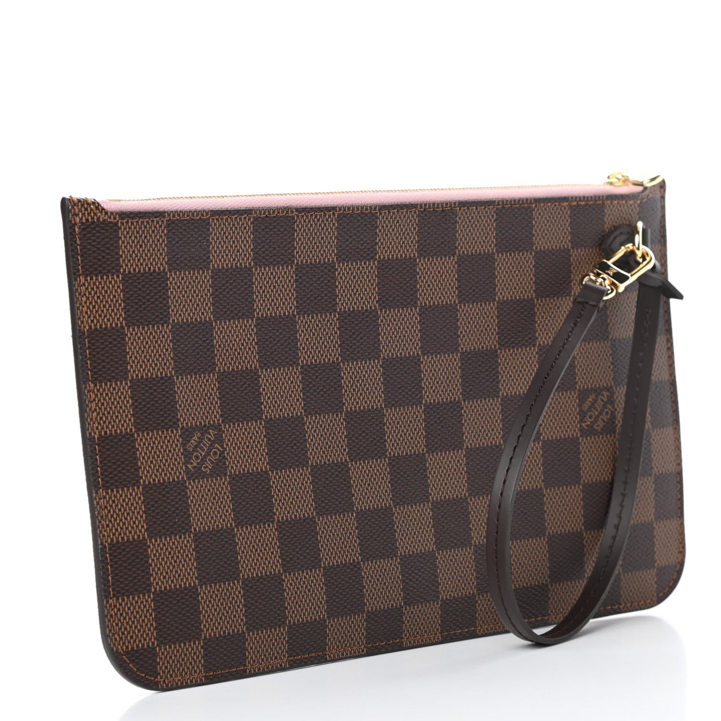 Damier Ebene Neverfull MM GM Pochette Rose Ballerine