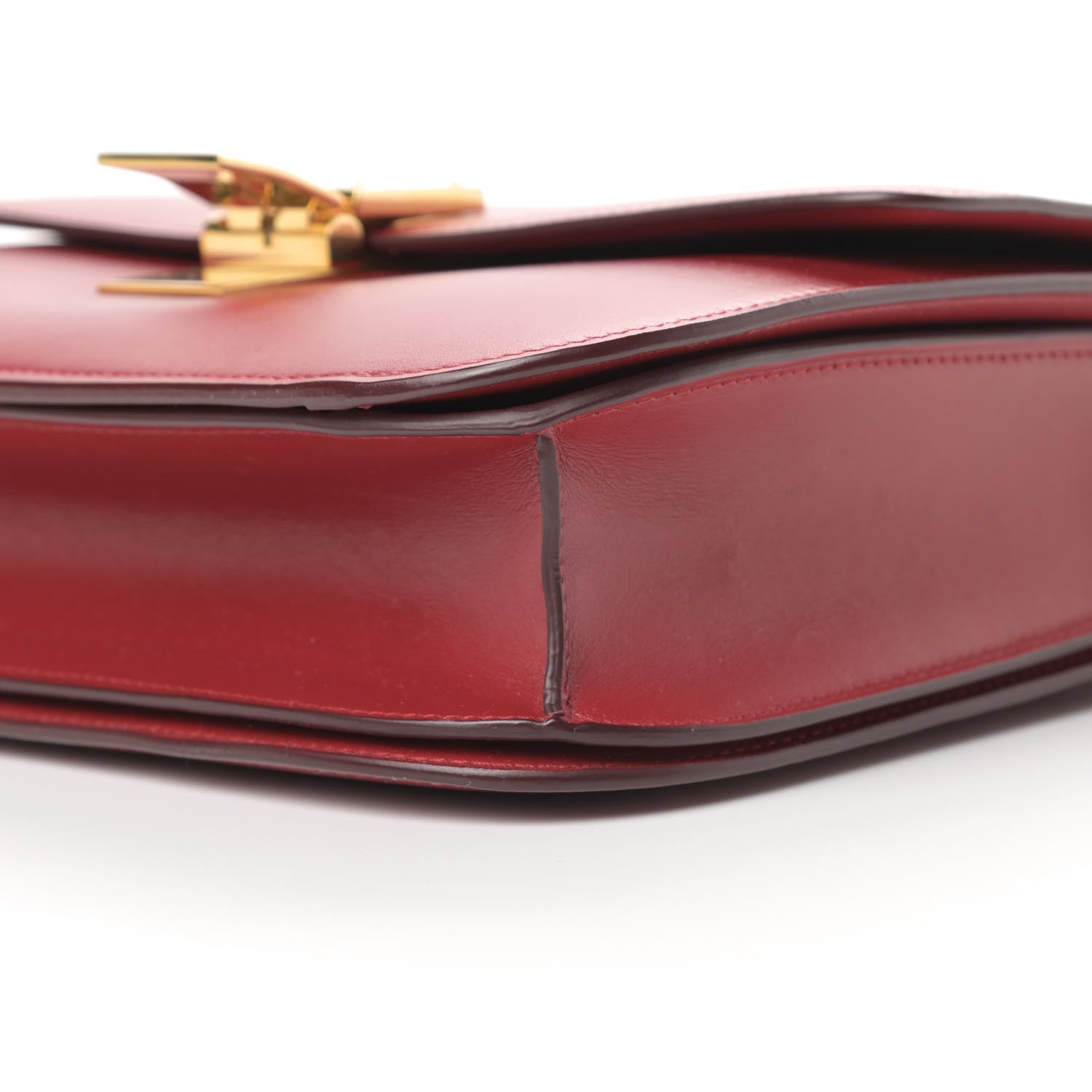 Celine Box Calfskin Medium Classic Box Flap Bag Red 10 of 13