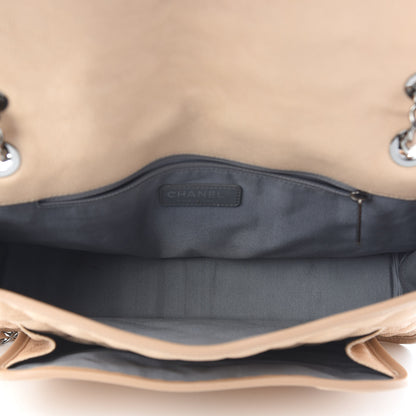 Chanel Caviar Quilted Large French Riviera Flap Beige 4 of 8