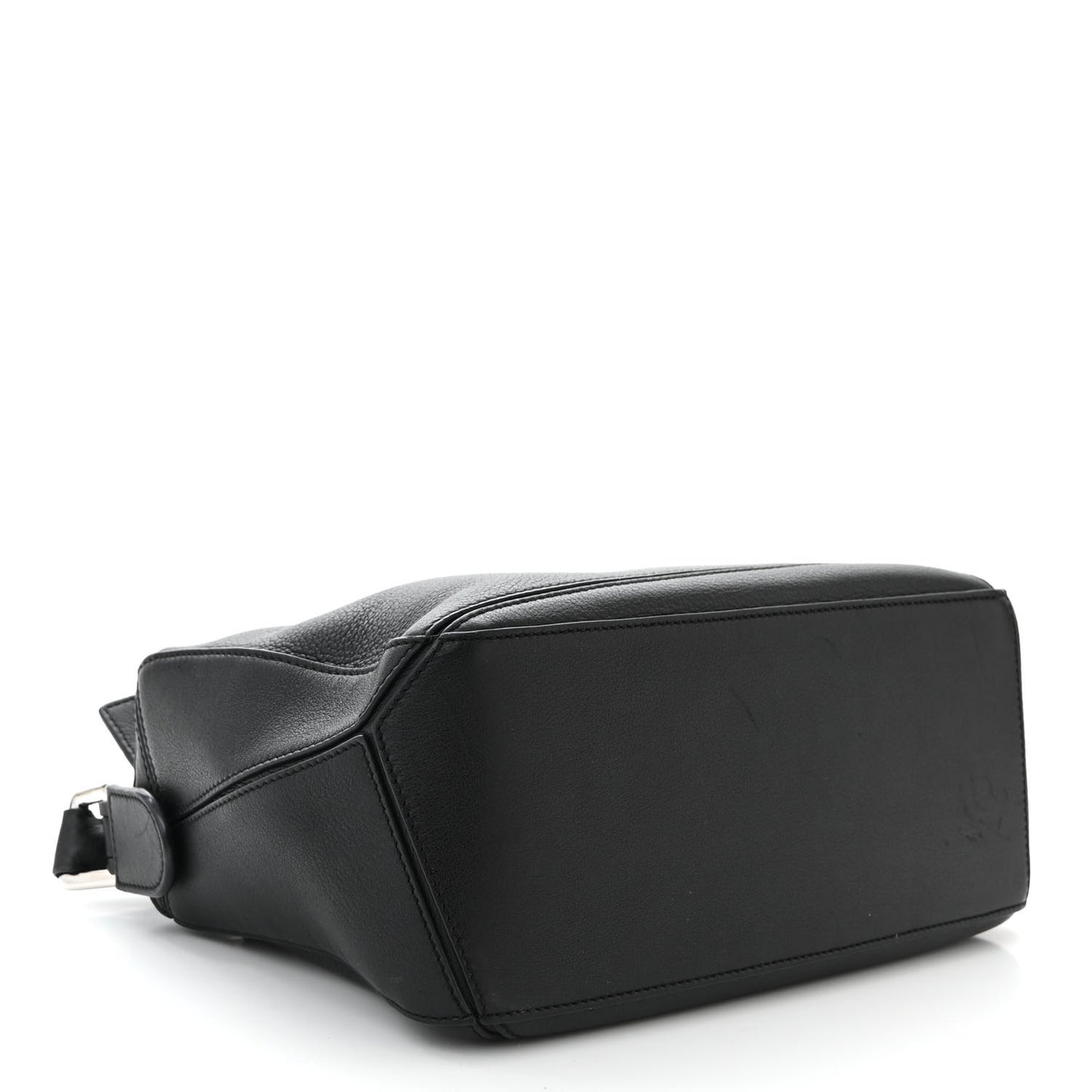 Calfskin Small Puzzle Bag Black