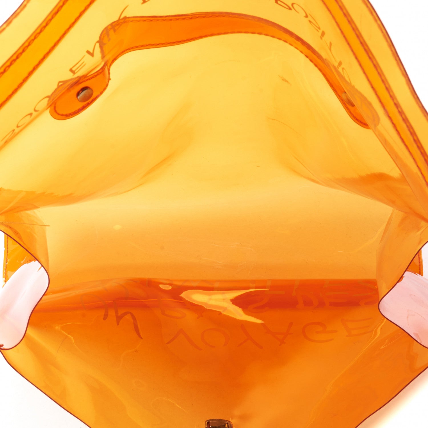 Hermes Vinyl Souvenir De L'Exposition Kelly Orange 4 of 7
