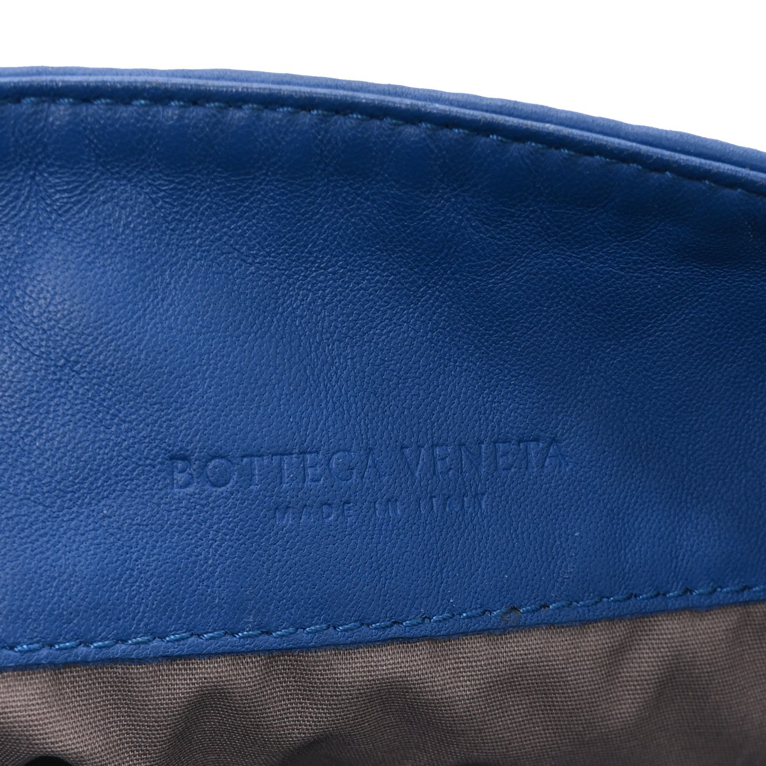 Bottega Veneta Nappa Intrecciato VN Crossbody Messenger Bag Navy 6 of 11