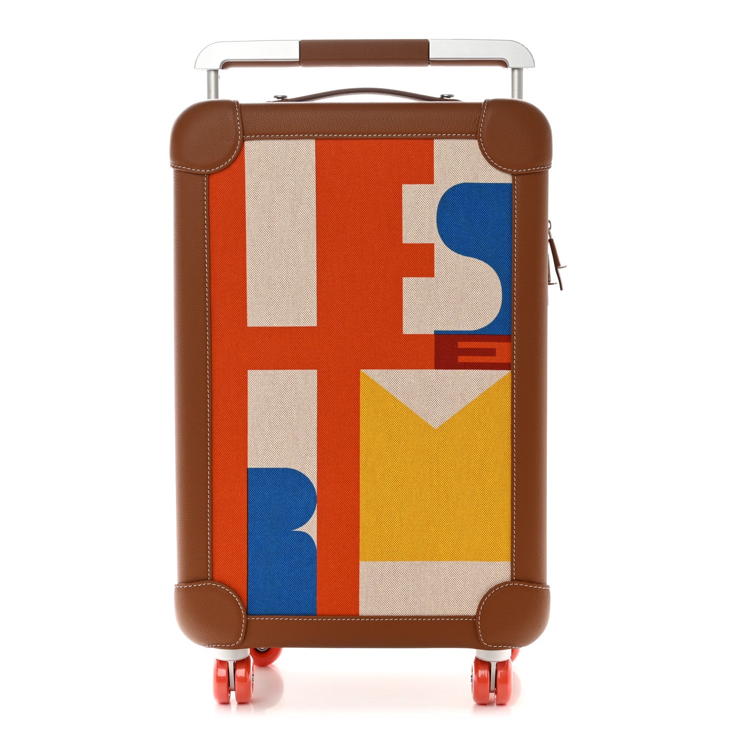 Hermes Canvas Taurillon Regate RMS Rolling Trolley Luggage Multicolor 1 of 13