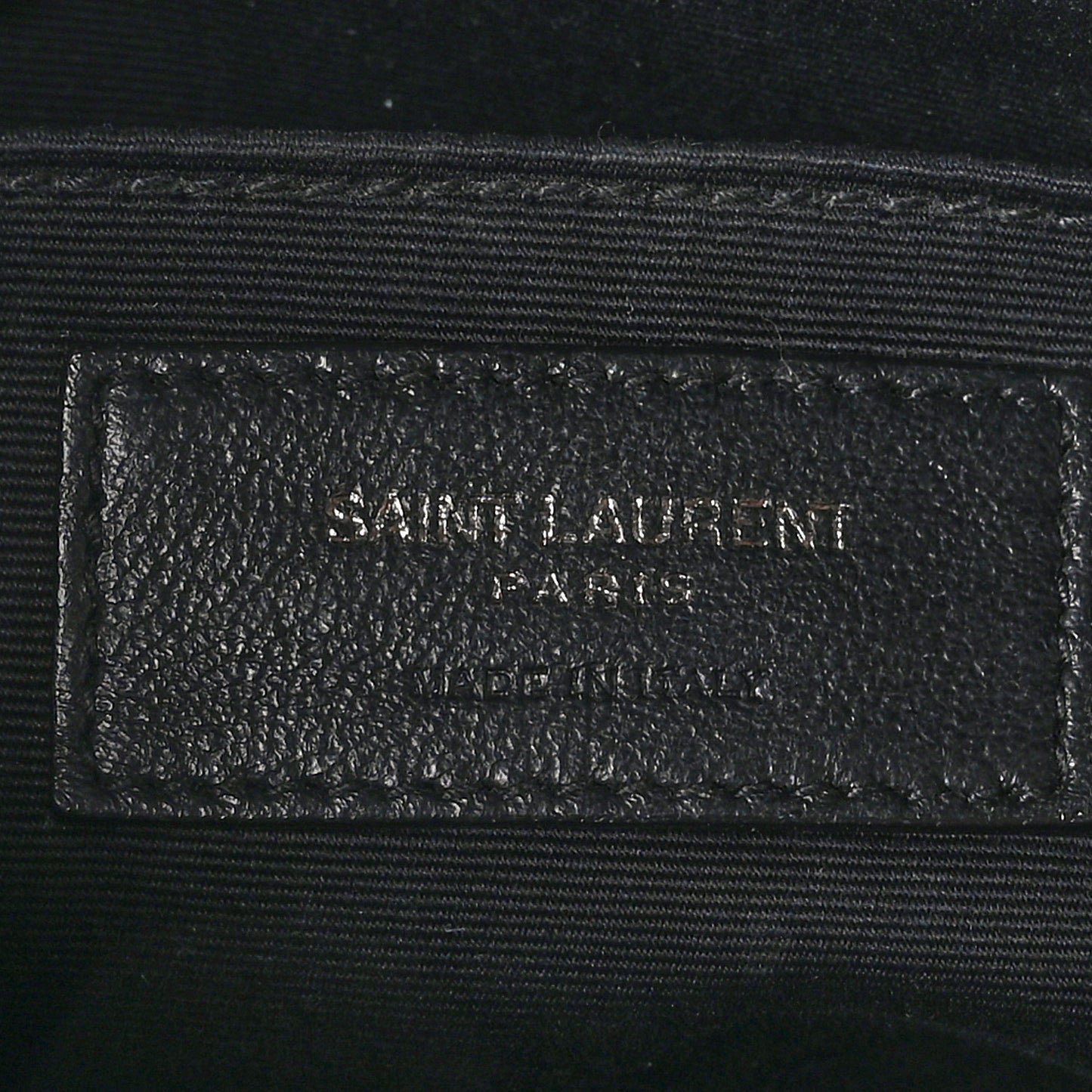Calfskin Matelasse Monogram Monochrome Lou Camera Bag Black