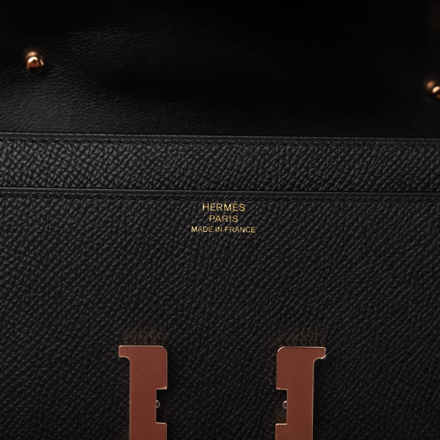 Hermes Epsom Constance Wallet To Go Black 8 of 10