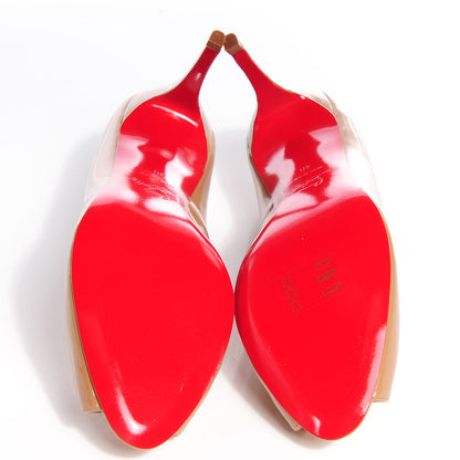 Christian Louboutin Patent You You 85 Pumps 40 Camel 6 of 7