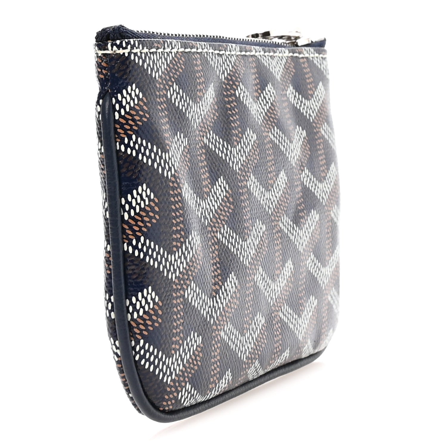 Goyard Goyardine Nano Senat Key Pouch Navy 3 of 8