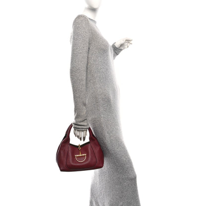 Gucci Grained Calfskin Softbit Medium Shoulder Bag Rosso Ancora 2 of 10