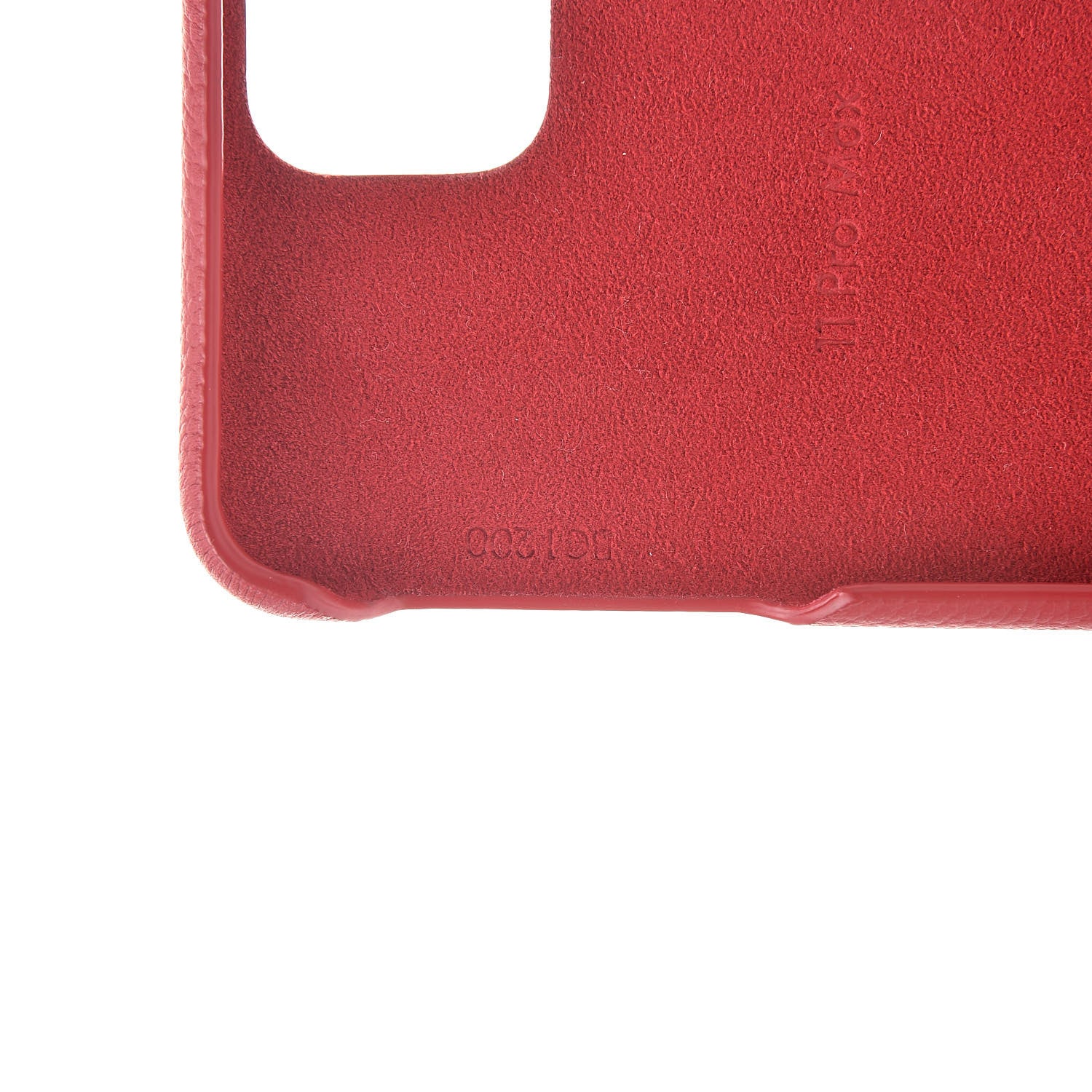 Louis Vuitton Calfskin Monogram iPhone 11 Pro Max Bumper Scarlet 8 of 9