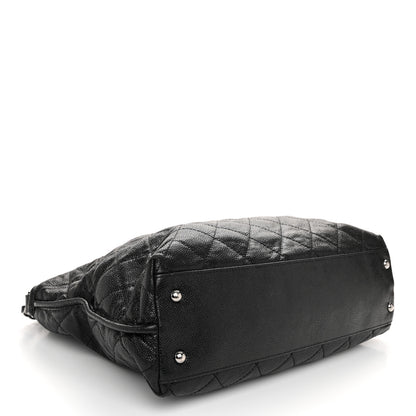 Chanel Caviar Quilted French Riviera Shouler Bag Black 4 of 11