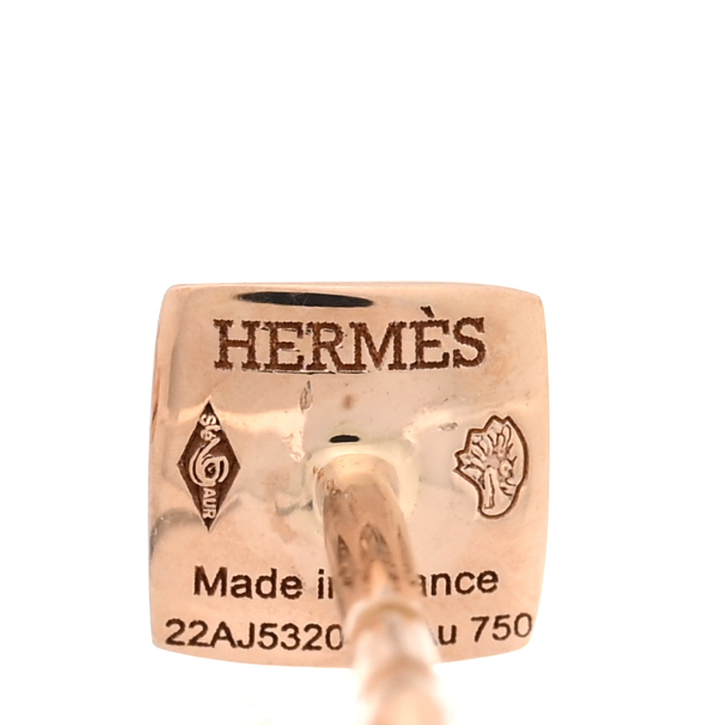 18K Rose Gold Clou d'H Stud Earrings