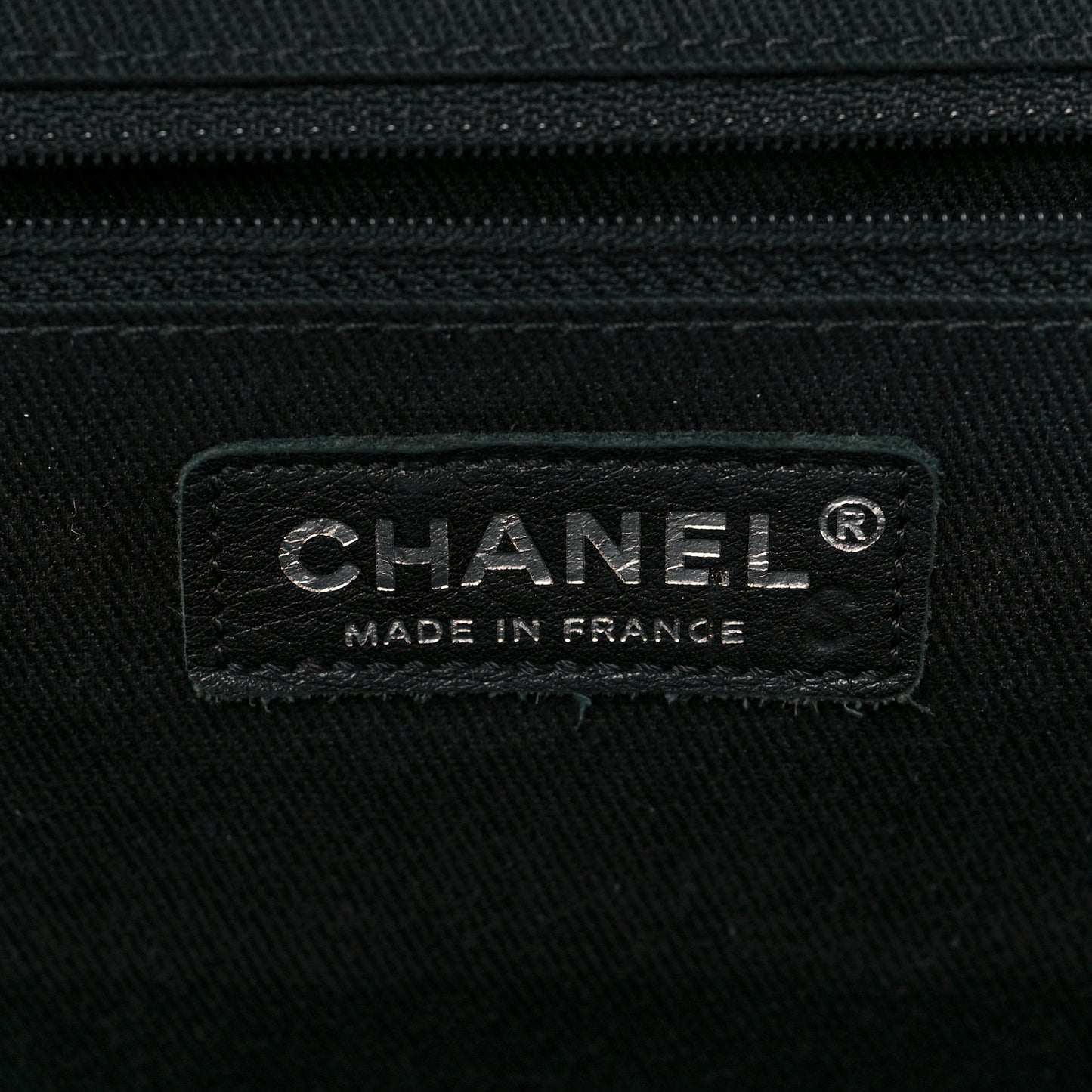 Caviar Quilted Travel Flap Tote Black