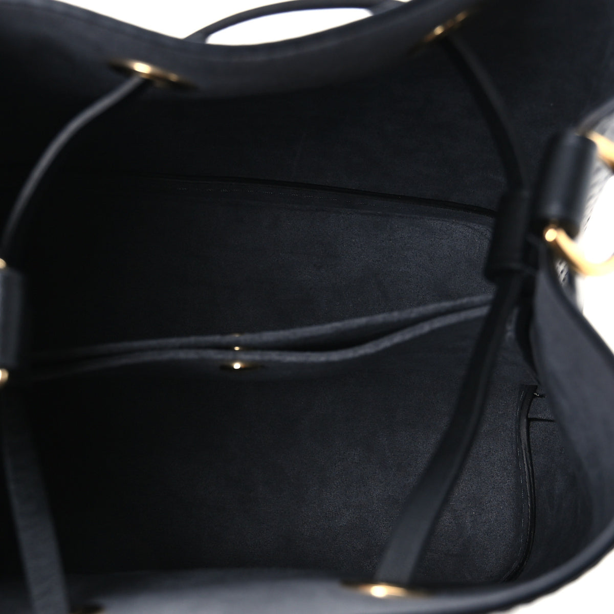 Louis Vuitton Calfskin Nanogram Embossed Neonoe BB Black 5 of 10