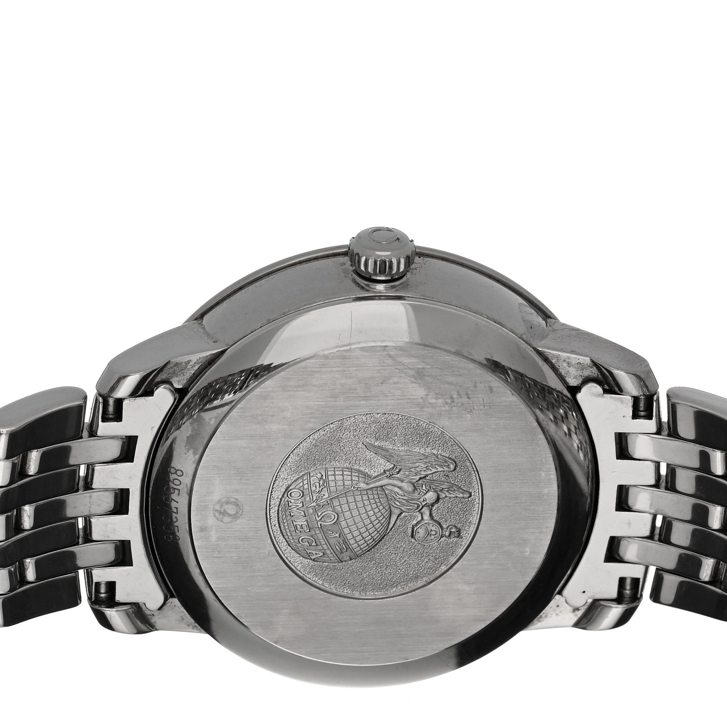 Stainless Steel Diamond Blue Mother of Pearl 33mm De Ville Prestige Automatic Watch 424.10.33.20.57.001