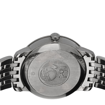 Omega Stainless Steel Diamond Blue Mother of Pearl 33mm De Ville Prestige Automatic Watch 424.10.33.20.57.001 4 of 5