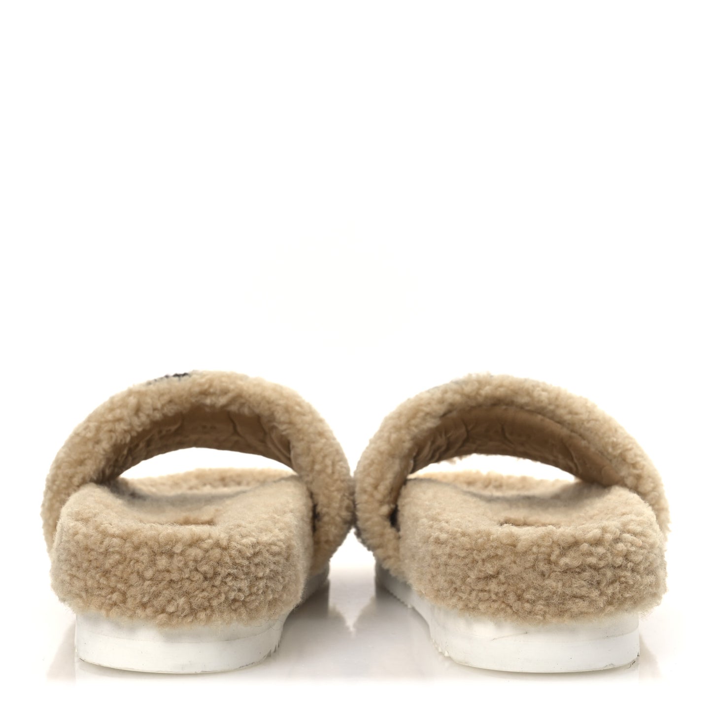 Shearling Womens Eileen Slide Sandals 38 Cocoa Butterscotch