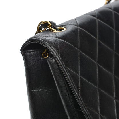 Chanel Lambskin Quilted Medium Single Flap Black 9 of 12