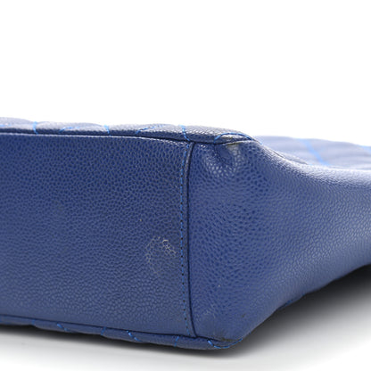 Chanel Caviar Quilted Petit Shopping Tote PST Blue 10 of 12