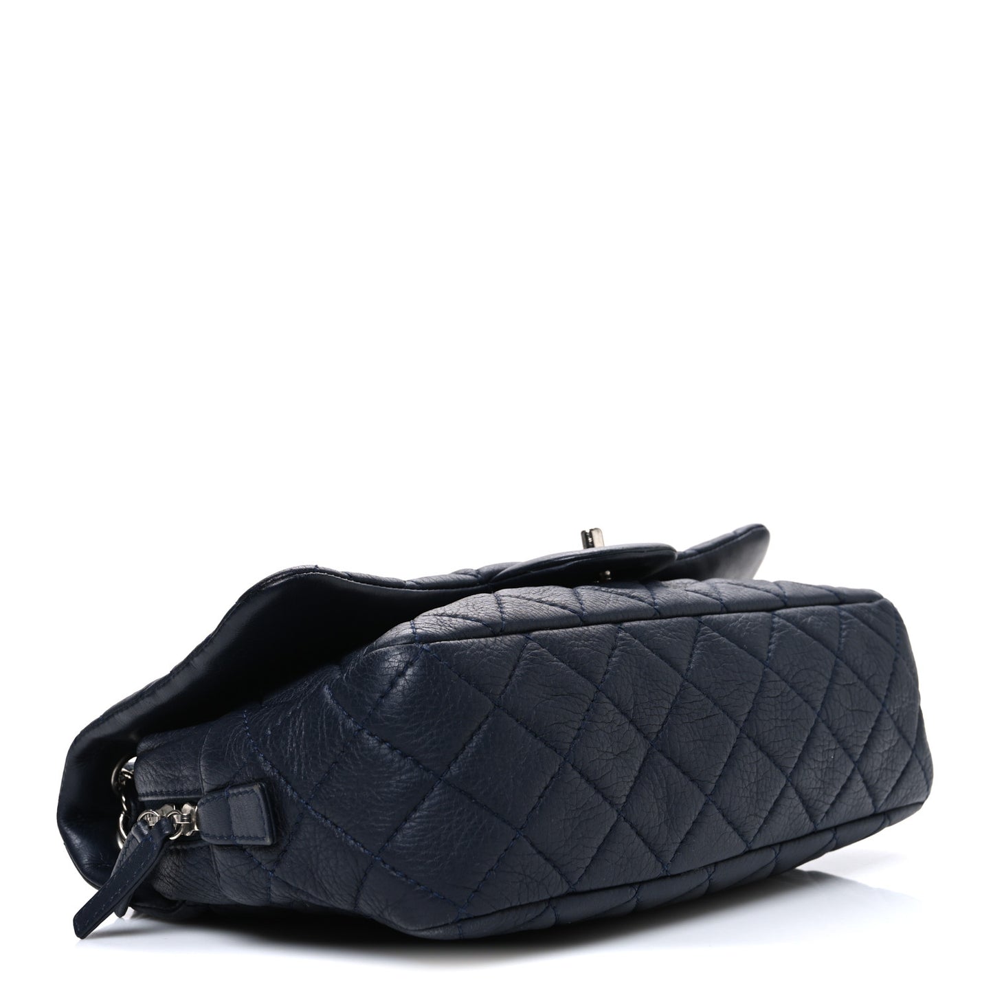 Deerskin Quilted Casual Journey Flap Dark Blue
