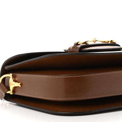 Gucci Azalea Calfskin Horsebit 1955 Shoulder Bag Brown Sugar 10 of 13