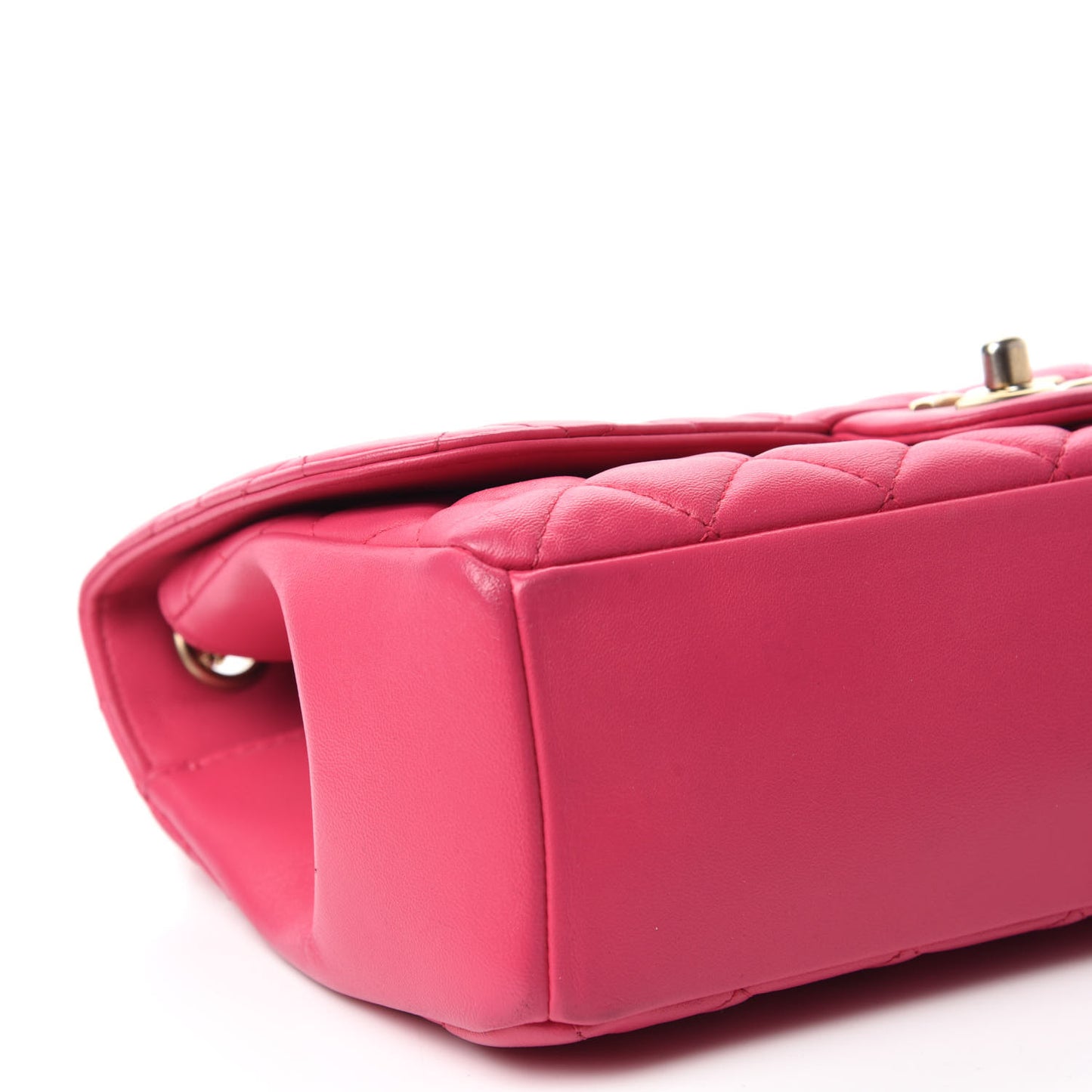 Lambskin Quilted Medium Mademoiselle Chic Flap Pink