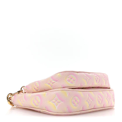 Louis Vuitton Empreinte Monogram Summer Stardust Multi Pochette Accessories Pink 4 of 10