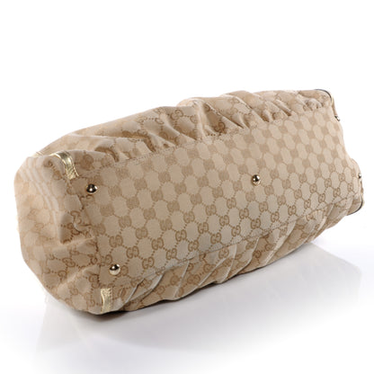 Gucci Monogram D Gold Hobo Metallic 4 of 8