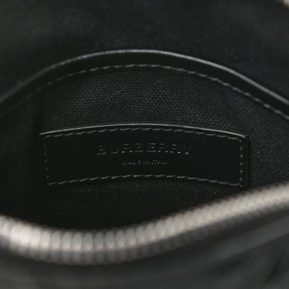 Burberry Calfskin Embossed TB Freddie Crossbody Bag Black 5 of 8