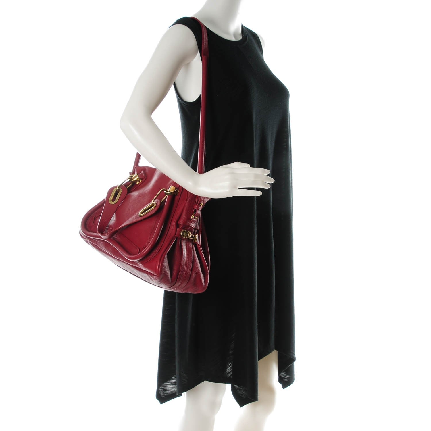 Chloe Calfskin Medium Paraty Berry Cupcake 2 of 8