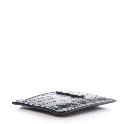 Saint Laurent Crinkled Calfskin Matelasse Monogram Niki Bill Pouch Black 3 of 6