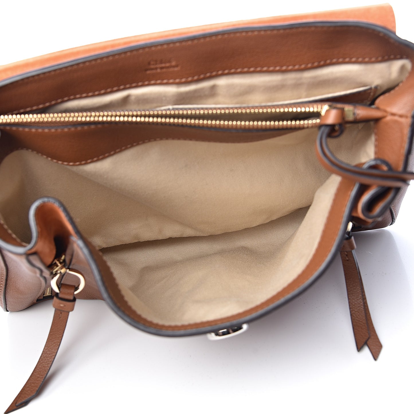 Calfskin Medium Faye Day Shoulder Bag Tan
