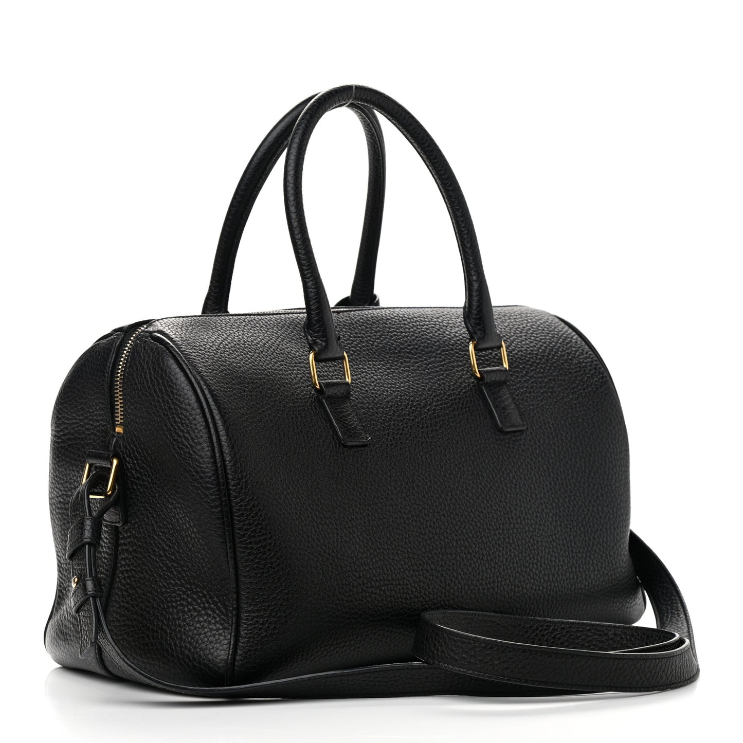 Grained Calfskin Classic Duffle 6 Black