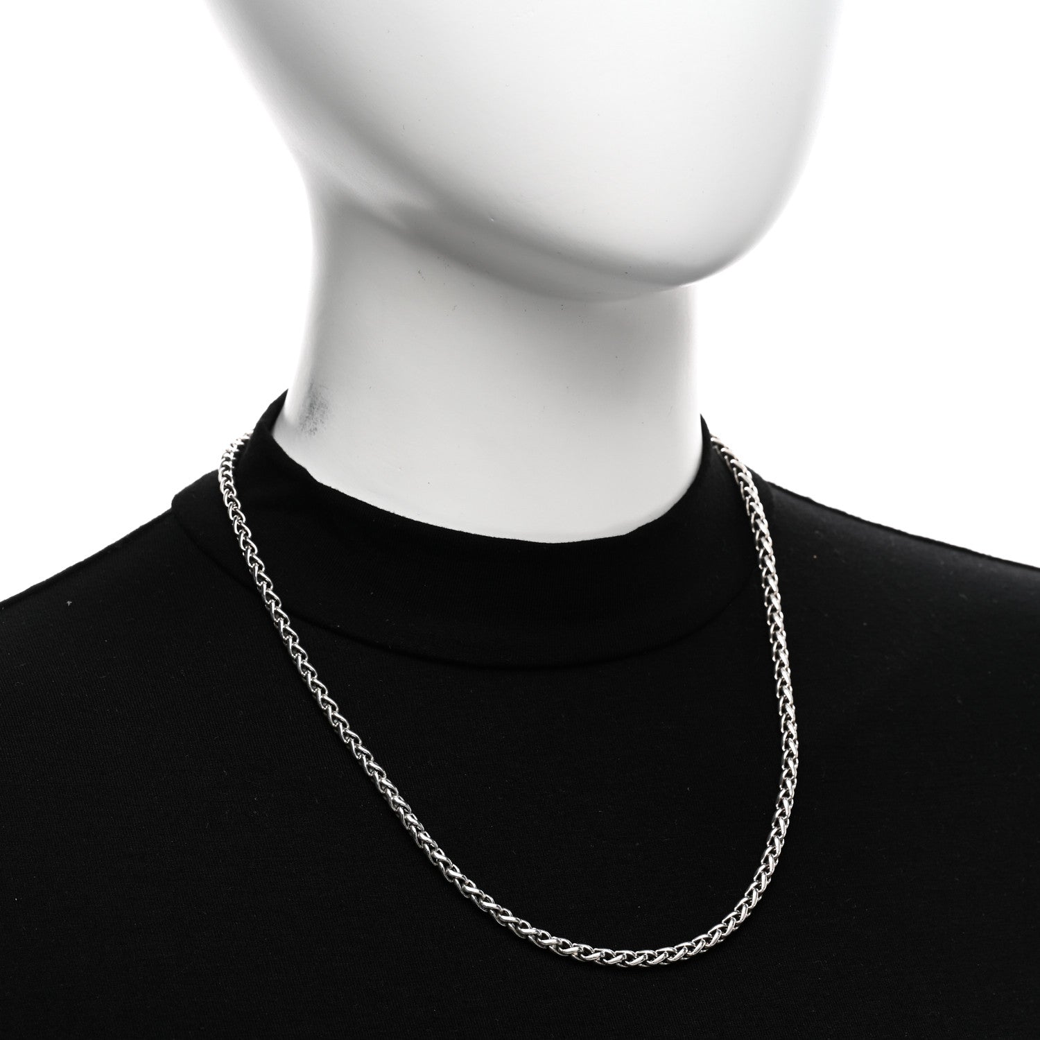 David Yurman Sterling Silver 4mm Wheat Chain Necklace 20" 2 of 4
