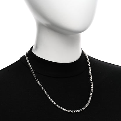 David Yurman Sterling Silver 4mm Wheat Chain Necklace 20" 2 of 4