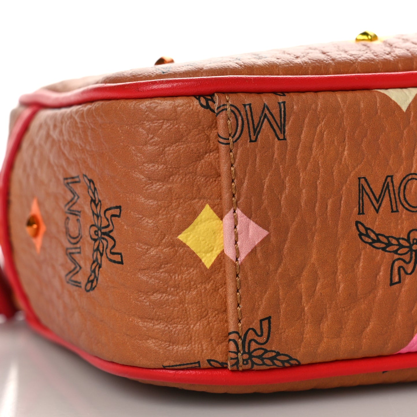 Skyoptic Visetos Spectrum Diamond Camera Bag Cognac Red